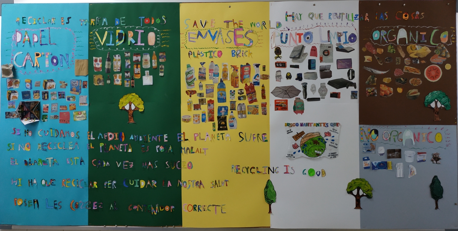 Mural De Reciclaje Primaria Gregori Mayans